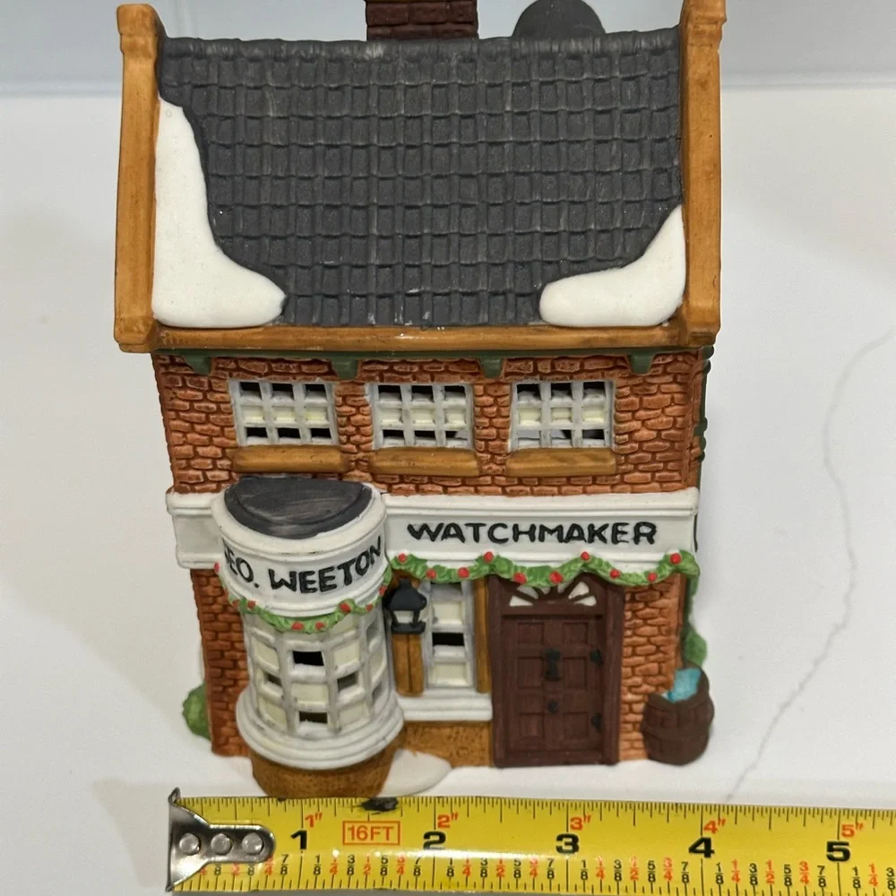 Dept 56 Geo Weeton Watchmaker 59269 retired original Dickens Village Series
